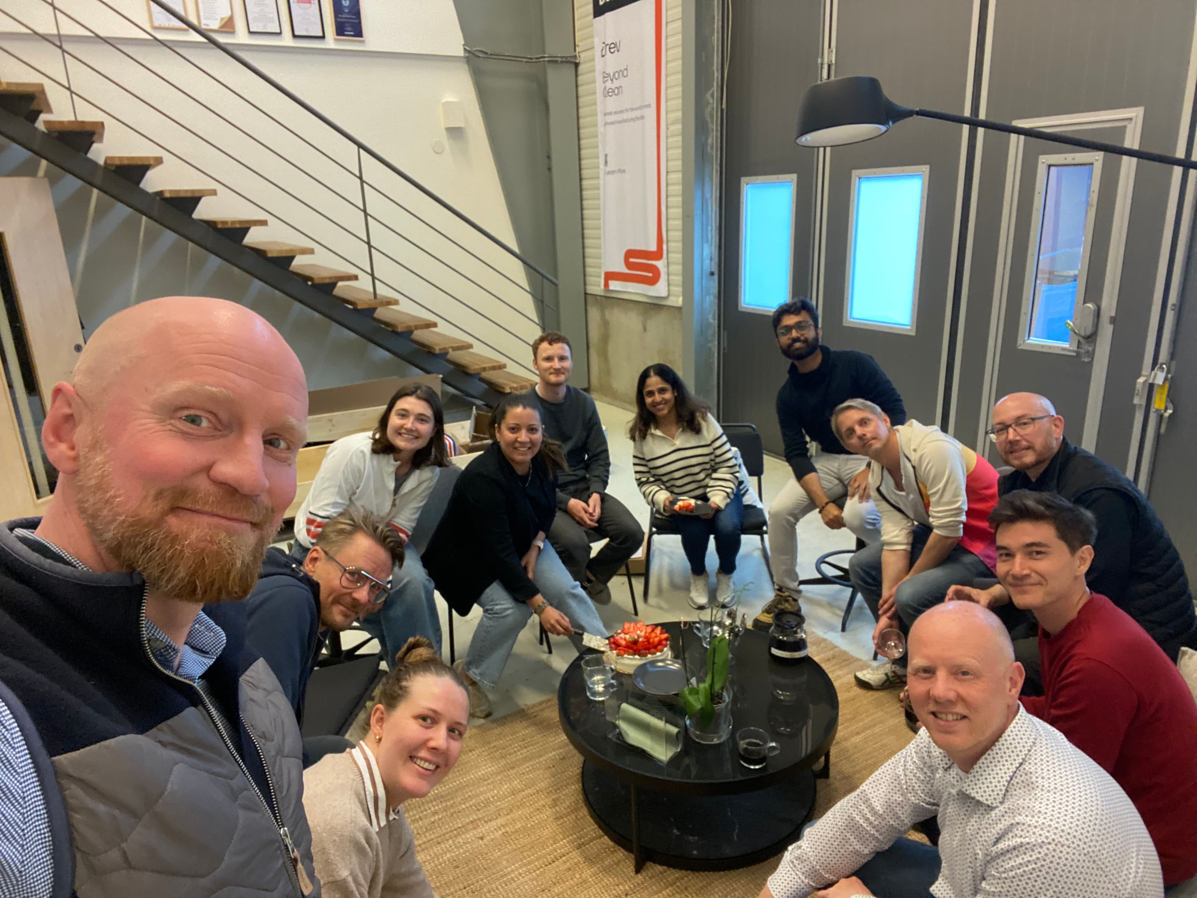 group photo of the DREV team