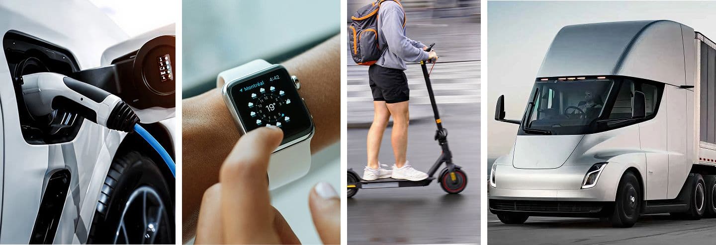 battery powered items in our everyday lives